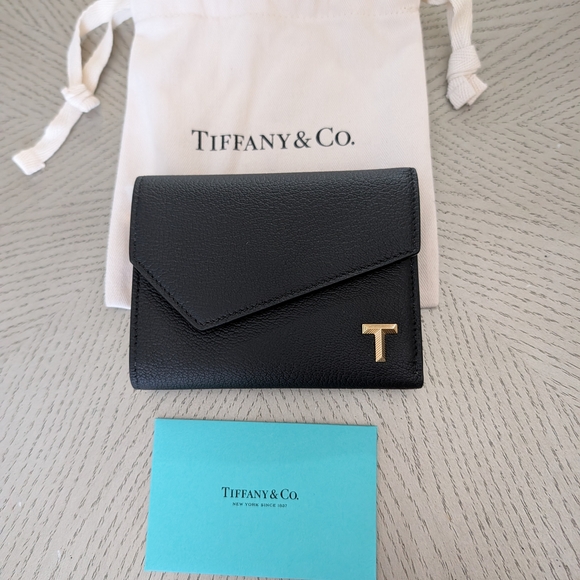 Tiffany & Co. Black Leather Wallet